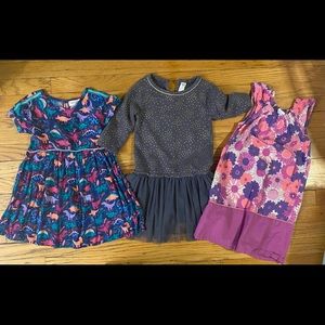 3 girls dresses all size 5, GUC, different brands